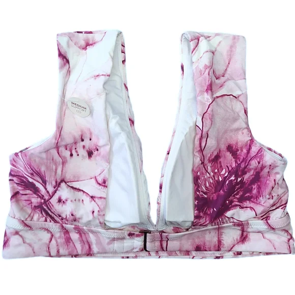 NWT🏷️ CALIA By Carrie Underwood Comfort & Modest Swim Bikini Top XL - Picture 4 of 11